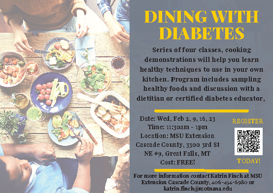 cascade county dining with diabetes class info