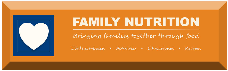 family nutrition newsletter heading image